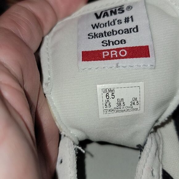 New Vans Gilbert Crockett 2 Pro Pop Cush Pearl & Black Size M 6.5 W 8 - Picture 9 of 12